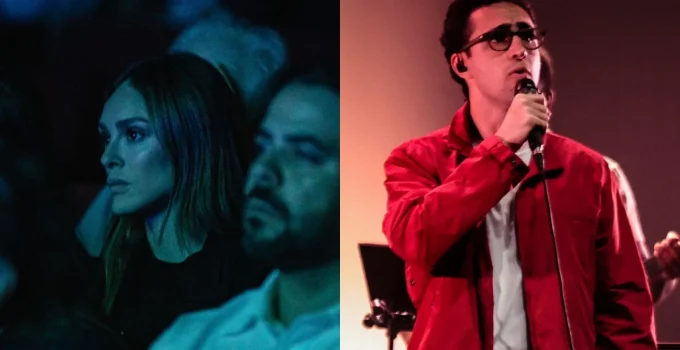 Isabelle Drummond é vista em show de Zeca Veloso no Rio em meio a rumores de romance; pais do cantor também comparecem