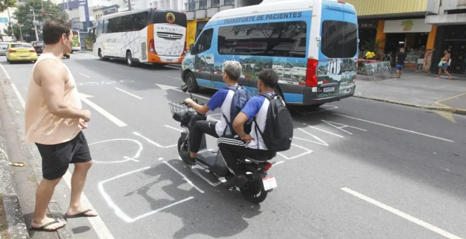 Atendimentos a ciclistas vítimas de acidentes no Rio de Janeiro crescem 34% em um ano, impulsionados por bicicletas elétricas