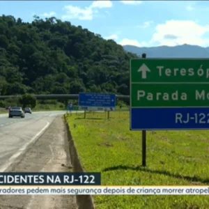 Moradores da RJ-122 Cobram Mais Segurança Após Tragédia com Criança Atropelada