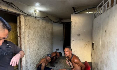 Três Traficantes Ligados ao Comando Vermelho São Presos em Bunker no Centro do Rio