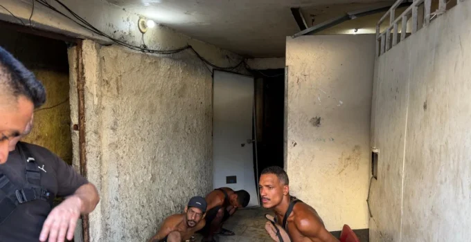 Três Traficantes Ligados ao Comando Vermelho São Presos em Bunker no Centro do Rio