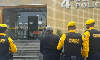 Força Municipal prende homem por furto de notebooks e celular em mochila, em flagrante na Avenida Presidente Vargas