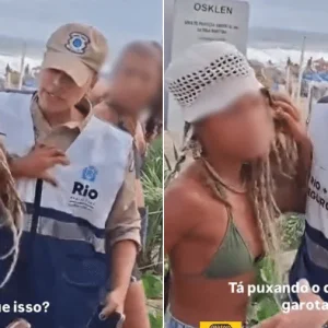 Vídeo Chocante: Ambulante é Puxada pelos Cabelos Durante Abordagem da Guarda Municipal no Rio de Janeiro