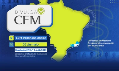Evento "Divulga CFM" no Rio de Janeiro Debaterá Segurança de Médicos Diante da Violência nas Unidades de Saúde