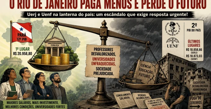 Salários Docentes no RJ: Desvalorização em Universidades Estaduais Gera Crise e Prejudica Ciência