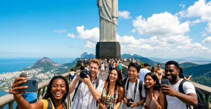Brasil celebra recorde de turistas internacionais por via aérea no 1º trimestre de 2026, com 2,33 milhões de desembarques