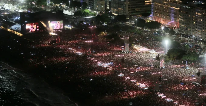 Shakira em Copacabana: Show Histórico Reúne 2 Milhões e Impulsiona Economia do Rio em R$ 800 Milhões