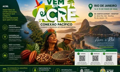 Vem pro Acre: Evento no Rio de Janeiro Apresenta Oportunidades de Negócios, Turismo e Conexão Estratégica com o Pacífico