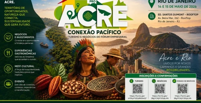 Vem pro Acre: Evento no Rio de Janeiro Apresenta Oportunidades de Negócios, Turismo e Conexão Estratégica com o Pacífico