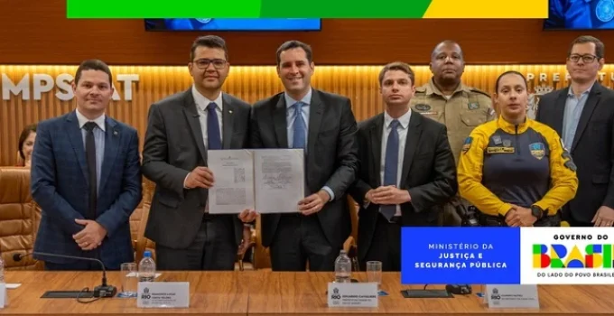 Rio de Janeiro adere ao Programa Município Mais Seguro e recebe R$ 13 milhões para reforçar a segurança com tecnologia e capacitação