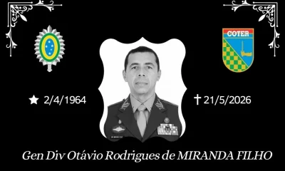 Morre General Otávio Rodrigues de Miranda Filho, que comandou operações na Intervenção Federal no Rio