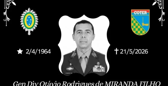Morre General Otávio Rodrigues de Miranda Filho, que comandou operações na Intervenção Federal no Rio