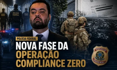 PF mira Cláudio Castro em nova fase da Operação Compliance Zero sobre aportes bilionários do Rioprevidência no Banco Master