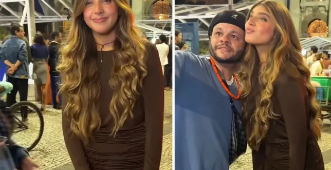 Filha de Grazi Massafera e Cauã Reymond encanta em evento e interage com fãs no Rio de Janeiro