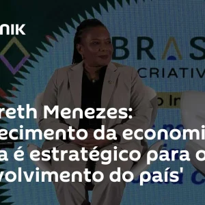 Margareth Menezes defende economia criativa como pilar de desenvolvimento sustentável e pede acesso a crédito no Rio