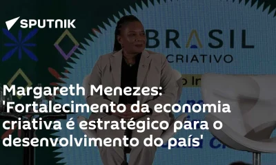 Margareth Menezes defende economia criativa como pilar de desenvolvimento sustentável e pede acesso a crédito no Rio