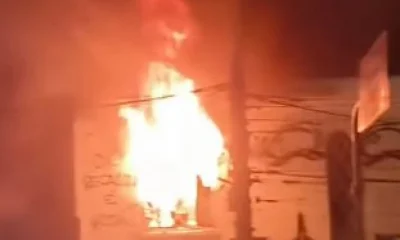 Incêndio de Grandes Proporções Atinge Antiga Sede de Região Administrativa Abandonada na Zona Norte do Rio