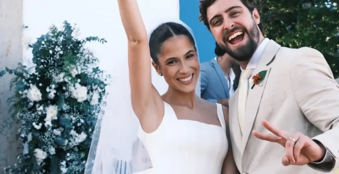 Eike Duarte e Natália Vivacqua se casam em cerimônia emocionante no Rio de Janeiro após quase 9 anos juntos