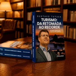 Gustavo Tutuca lança primeiro livro conectando infância em Piraí a recordes turísticos do Rio de Janeiro