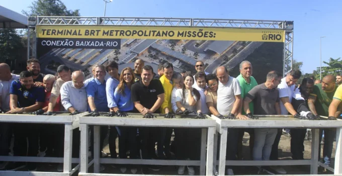Pedra Fundamental do Terminal Missões do BRT é Lançada, Expandindo Integração para Duque de Caxias, Guapimirim e Magé