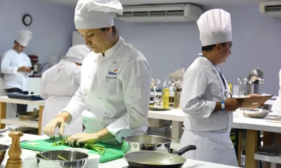 Senac RJ abre 112 vagas gratuitas em cursos de gastronomia com bolsa-auxílio de até R$ 1 mil