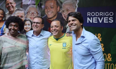 Aniversário de 50 anos de Rodrigo Neves reúne Eduardo Paes e Benedita da Silva em Niterói