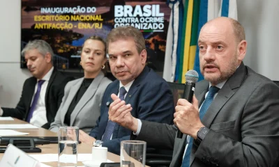 Rio de Janeiro inaugura Escritório Nacional Antifacção para fortalecer combate ao crime organizado com apoio federal