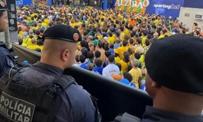 PM Reforça Segurança para Jogo do Brasil com Esquema Especial em Pontos de Concentração do Rio de Janeiro