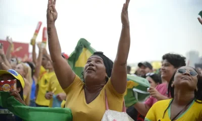 PM Reforça Segurança em Pontos de Concentração de Torcedores no Rio Durante Jogo do Brasil na Copa do Mundo