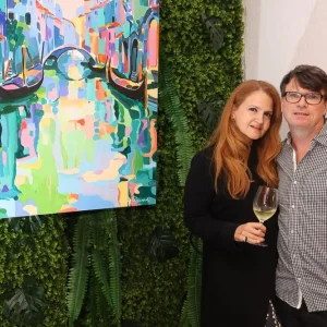 Jérôme Poignard Une Rio e Paris em Nova Exposição com Aquarela, Acrílica e Café no Santa Teresa Hotel