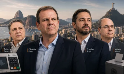 Eleições 2026 RJ: Eduardo Paes lidera pesquisas, Douglas Ruas une direita e nomes como Garotinho e Witzel surgem no cenário