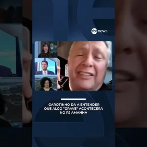 Garotinho prevê evento "grave" no Rio de Janeiro nesta quinta-feira e cita rede de inteligência