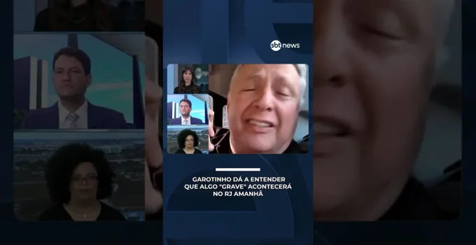 Garotinho prevê evento "grave" no Rio de Janeiro nesta quinta-feira e cita rede de inteligência