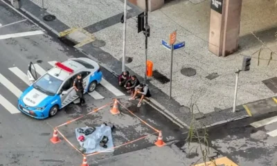 Perseguição após roubo de celular no Centro do Rio termina com suspeito morto em colisão