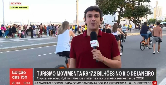 Turismo Impulsiona Economia do Rio de Janeiro com R$ 17,2 Bilhões Movimentados no Primeiro Semestre de 2026