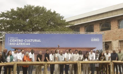 Obras do Centro Cultural Rio-Áfricas são iniciadas na Zona Portuária do Rio, reforçando a identidade e memória afro-brasileira