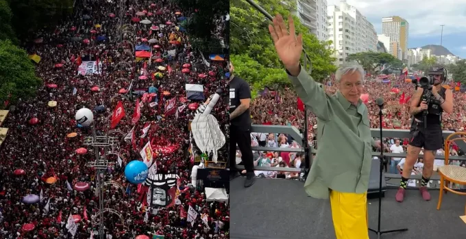 Ato contra o PL da Dosimetria reúne Caetano Veloso, Chico Buarque e Gilberto Gil no Rio de Janeiro