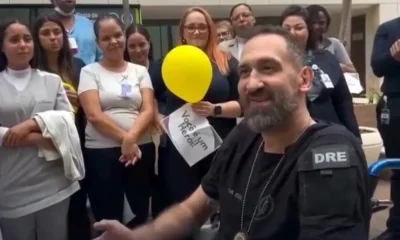 Delegado baleado em operação no RJ recebe alta após quase dois meses internado e com amputação de perna