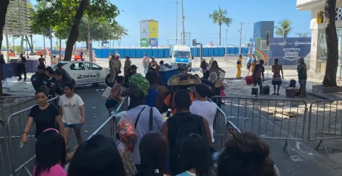 Réveillon 2026 no Rio: Copacabana terá 17 pontos de revista com detectores de metal e reconhecimento facial