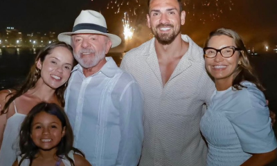 Lula passa Réveillon no Rio de Janeiro e utiliza helicóptero para deslocamento entre Marambaia e Copacabana