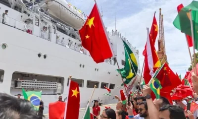 Navio Hospital Chinês Deixa o Brasil Sob Alerta Militar por Equipamentos de Mapeamento e Coleta de Dados