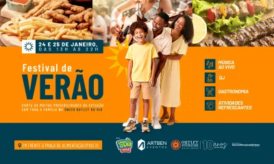 Festival de Verão Gratuito no Outlet Premium Rio de Janeiro: Música, Gastronomia e Lazer para Toda a Família em Janeiro
