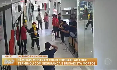 Câmeras Capturam Últimos Momentos de Segurança e Brigadista em Incêndio Devastador em Shopping do Rio