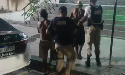 Homens são presos roubando 50 metros de cabos de telefonia na Cidade Nova, no Rio de Janeiro