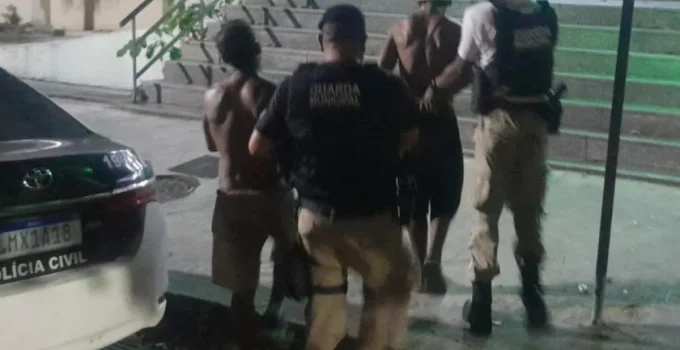 Homens são presos roubando 50 metros de cabos de telefonia na Cidade Nova, no Rio de Janeiro