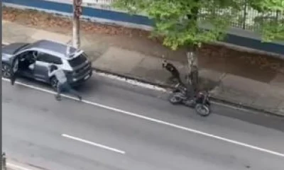 Vídeo: Bope frustra assalto na Tijuca e prende dupla em fuga a pé após disparos na Avenida Maracanã