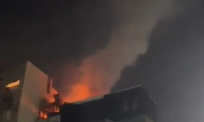 Incêndio de Grandes Proporções Destrói Cobertura de Restaurante Argentino no Leblon, Rio de Janeiro