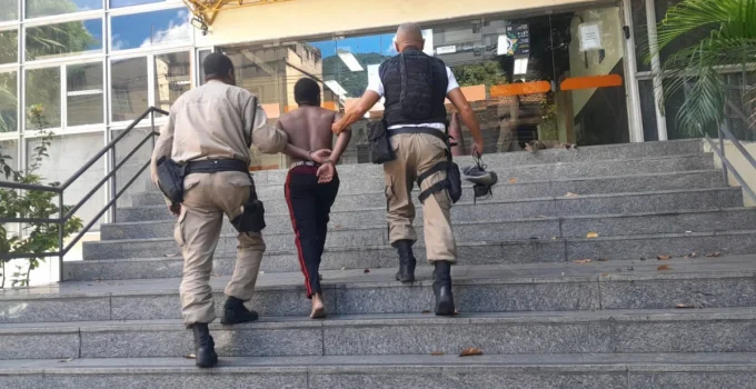 Guarda Municipal prende suspeito de jogar companheira do 2º andar no Centro do Rio de Janeiro