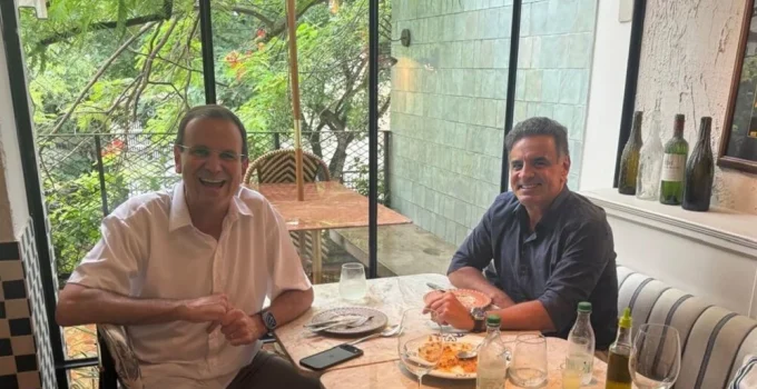 Aécio Neves e Eduardo Paes se reúnem no Rio para discutir o futuro do estado e do Brasil