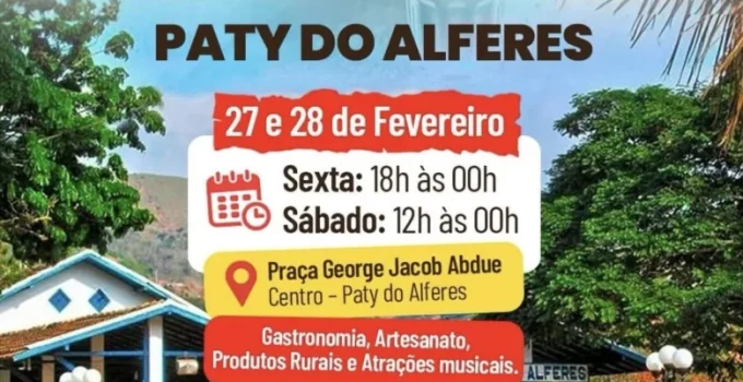 Festival Sabores do Vale do Café em Paty do Alferes: Evento gratuito celebra gastronomia e cultura fluminense